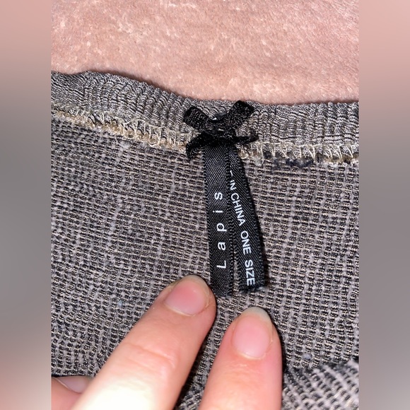 Embroidered Floral Shimmer Sheer Skirt - Picture 8 of 8